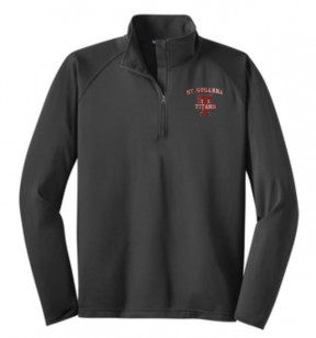 Black Mens Quarter Zip